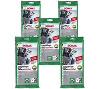 5x SONAX Cockpitpflegetücher Matteffect Spazi Interni Umido Panni