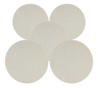5X SONAX Feltro Pad 127 GlasPolitur Abrasivo Polishing Pad Per Pasta Abrasiva
