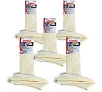 5X SONAX Premium Pelle - Senza Strisce Su Vernice Vetro E Specchi 1 Pz.