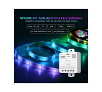 5X SP630E Controller LED Bluetooh Supporto PWM Monocromatico CCT RGB RGBW RGBCCT o SPI TTL IC Chip LED Strip WS2811 WS2812B