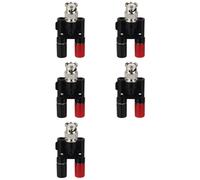 5X Spina BNC Spina A Banana da 4 mm Connettore Splitter Spina BNC A4868