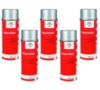 2x Spray 400ml Cs 1K Cerchioni Argento Colore Brillante Vernice Auto Lackpoint