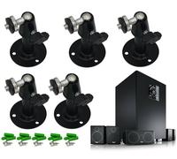 5x Staffa altoparlanti parete Supporto Teufel Concept E 450 Digital Cosmo 35 Mk3