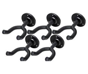 5x Supporto Aggancio Muro Montaggio Parete Universale Chitarra Basso Imbottitura