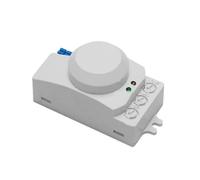 5X System un 5,8 GHz LED Microonde Sensore di Movimento un 360 Gradi Interruttore Della Luce Rilevatore di Movimento del Corpo, Bianca