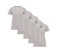 5x T-SHIRT DONNA MEZZA MANICA PAYPER SUNSET 100% COTONE MAGLIETTE 155 gr LAVORO