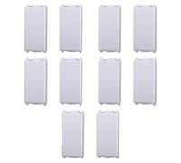 5x Tappo, falso polo, confezione 2pz, Moduli Bianchi, Compatibile Con Vimar Plana, frutti, interruttori, pulsanti, deviatori, dimmer, sensori, PIR, buzzer, Per Placche originali e compatibili