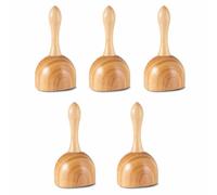 5X Tazza Degli Strumenti di Massaggio di Terapia Coppettazione del Legno, S8169 [EEK: A]