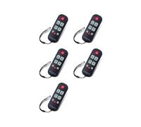 5X Telecomando TV A-TV10 per Anziani, Controller Universale, Telecomando Semplice e Impermeabile con Luce LED per Tutti I Modelli TV