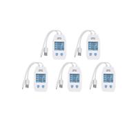 5X Tester USB, -T LCD Tester USB Rivelatore Voltmetro Amperometro Tester di CapacitÃ di Alimentazione Digitale (UT658 Dual)