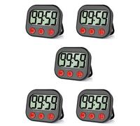 5X Timer da Cucina, Timer Visivo Digitale, Orologio Magnetico, Cronometro, 8377