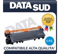 5x TONER COMPATIBILI BROTHER TN-2320 PER HL-L2300D,HL-L2340DW,HL-L2360DN...