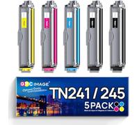 5x Toner GPC Image TN241 TN245 Compatibili Brother HL DCP MFC Nero Ciano Magenta