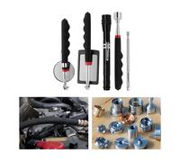 5x Torcia flessibile per strumento di presa telescopica magnetica per banchi