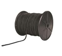 5x Trixie corda di fissaggio per reti di protezione (rotolo: 100 m) 1 m nera