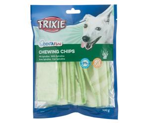 5x Trixie Denta Fun Spirulina Chewing Chips 5 x 100 g
