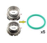 5x Tubo Turbo Guarnizione Per Dacia Dokker Spolveratore Lodgy I II Logan MCV