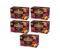 5x Twinings Spicy Indian Chai Black Tea 20 bustine zenzero cannella cardamomo