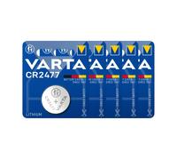 5X VARTA CR2477 Batteria A Cilindro 3V - Set Di 5 In Blister CR 2477