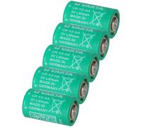 5X VARTA Litio 3V Batteria CR 1/2AA VKB 6127 101 301 950mAh