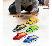 5x Veicoli giocattolo per bambini Mini barche a retrocarica per bambini