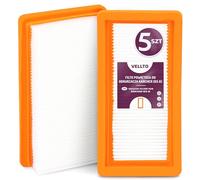 5x Vellto Filtro HEPA Pieghe Piatte Per Aspirapolvere Compatibile Con Kärcher DS6 DS5 DS 5500 5600 5800 6000 6.414-631.0 Mediclean Motore Alta Prestazione Purificazione Aria Accessorio