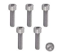 5x VITE TESTA CILINDRICA CHC (BTR) M5 DIN 912 ACCIAIO INOSSIDABILE A2 ESAGONALE (M5x30)