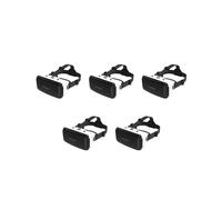 5X VR Realtà Virtuale 3D Occhiali Box Stereo VR per Cardboard Casco Auricolare per IOS Android (G06)