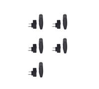 5X Walkie Talkie Wireless PTT Auricolare Spina K Vivavoce per Adattatore per Cuffie Microfono