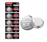 5X Warriors Batteria CR2450 3V al Litio - Confezione da 5 Pile a Bottone, Blister a Prova di Bambino, per Telecomandi, Bilance, Giocattoli e Dispositivi Elettronici