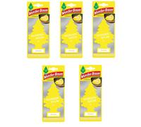 5X Wunderbaum Limone Profumo Albero Profumo Auto Deodorante Specchio Aroma