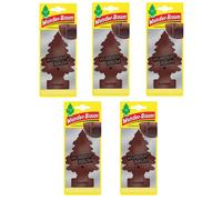 5x Wunderbaum Pelle Profumo Albero Fragranza Auto Deodoranti Specchio Stanza