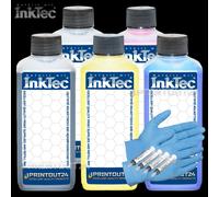 5x0, 5L Inktec Pigmento Inchiostro Ricarica per Epson Ecotank T6641 T6642 T6643