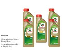 5X1 Litro Castrol EDGE Titanium FST 5W-30 LL Olio Motore Olio Motore