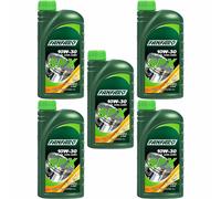 5x1 Litro FANFARO SPX 10W-30 API SN ACEA A3/B4 Olio Motore
