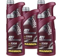 5x1 Litro Originale MANNOL MN8210-4ME Atf Multivehicle Cambio Automatico Oil