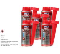 5X150ML Original Liqui Moly 5130 Confezione Diesel Fließ-Fit Invernale Additivo