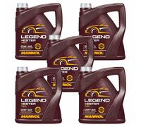 5x4 Litro Mannol Legend + Ester 0W-40 olio motore Acea A3/B4