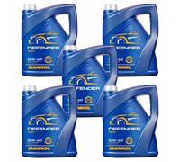5X5 Litri MANNOL Defender 10W-40 Olio Motore API SN ACEA A3/B4 MB 229.3 229.1