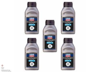 5X500 Ml Liqui Moly Liquido Freni DOT 4 FMVSS 116 3 ISO 4925 Classe SAE J