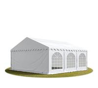 5x6 mTendone per Feste Premium PVC Bianco 100% Impermeabile Gazebo da Giardino Tendone da Esterno Tenda Party