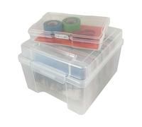 5x7 pollici Portafoto portatile Bottoni da cucire in plastica e forniture