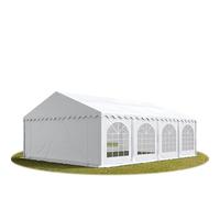 5x8 mTendone per feste PREMIUM PVC bianco 100% impermeabile Gazebo da giardino Tendone da esterno Tenda party