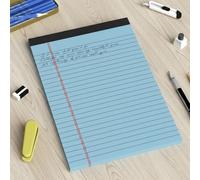 5x8 Notepads Lined Notepad To-Do List - Tear Off Notepad Memo Pad for Desk Writing Planning Use, Portable Small Note Pad for Office Travel (Blue)