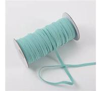 5Y 3/6mm Elastici piatti colorati Corda elastica alta Nastro in spandex Nastro da cucito Cintura in vita Accessorio per indumenti - verde menta - 6mm 5 iarde