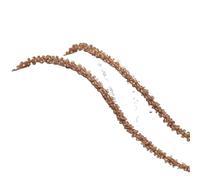 5Yards Multicolor Mini Beaded Lace Trim Wrapped Pearl Rope Handmade DIY Headband Hair Accessories Material(18 Champagne)