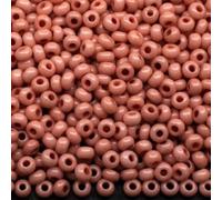 6/0 07331 Perline Rocailles in vetro ceco Rosa Rosa Beige. Confezione da 650 pz. Peso 50 grammi. Dimensioni delle perle: 4,1 mm. per perline, ricamo e realizzazione di gioielli.