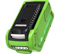 6,0 Ah 40 V 29462 per GreenWorks 40 V batteria agli ioni di litio compatibile con Greenworks G40B2 29727 29462 29252 29472 25312 25322 G-MAX utensili elettrici da giardino ed elettrici