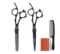 6.0 pollici Professionale Capelli Forbici Kit Schemi di assottigliamento Schemi di Ambientazione di Hairdressing Set Accessori Barbiere Accessori Salone Capelli Taglio Attrezzi JanPanese Acciaio ( Dim