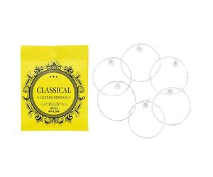 6 .028-.043 corde classiche sostitutive per chitarra folk nylon chitarra a 6 corde intonazione perfetta corde per chitarra acustica corde in acciaio per chitarra folk